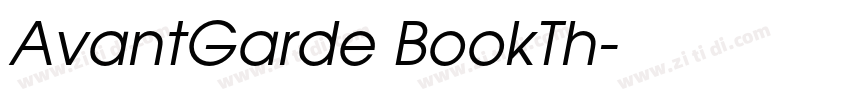 AvantGarde BookTh字体转换 AvantGarde BookTh字体转换